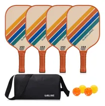Comprar Juego De Palas De Pickleball Glarollirace Fiberglass 4 Palas
