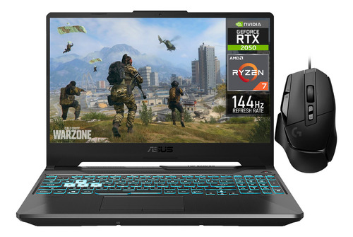 Laptop Gamer Asus Tuf Gaming A15 Nvidia Geforce Rtx 2050 Amd Ryzen 7 16gb Ram 512gb Ssd Windows 11 Home Mouse Gamer Logitech G502