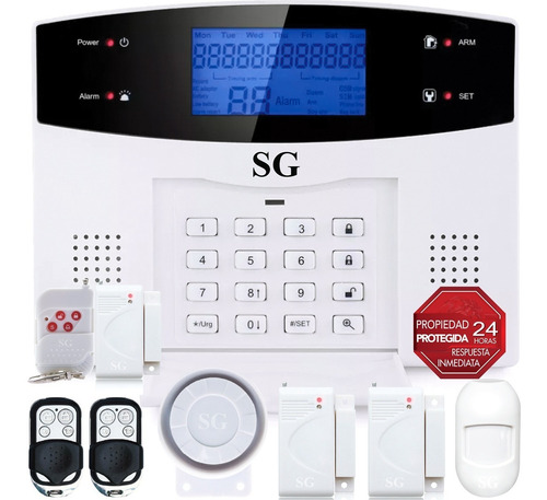 Imagen 1 de 10 de Alarma Dual Kit Gsm Telefono Inalambrica Alerta App Control Celular Seguridad Sensores Sistema Vecinal Casa Negocio