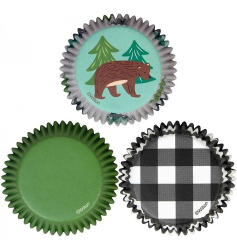 Capacillos De Cupcakes Osos 75 Piezas