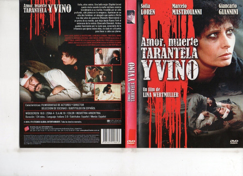 Amor, Muerte, Tarantela Y Vino - Dvd Original - Buen Estado