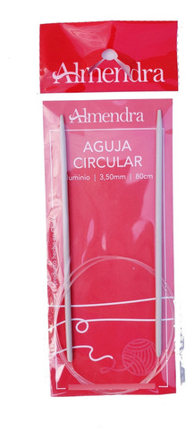 Agujas Circulares 3.5mm Almendra 80cm Importadas Faisaflor