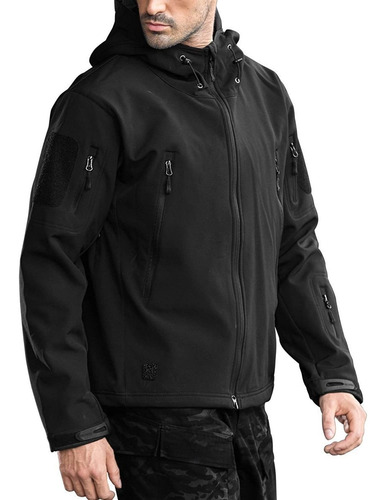 Imagen 2 de 10 de Campera Táctica Militar Softshell Piel De Tiburón Impermeabl