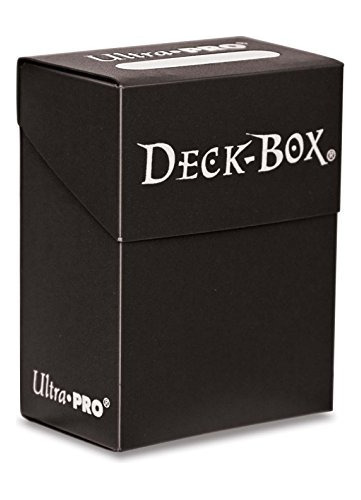 Ultra Pro 80 Card Deck Box Black