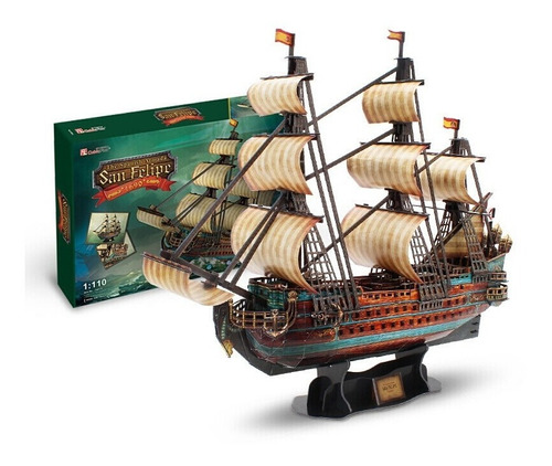 Puzzle 3d Barco San Felipe - Cubicfun