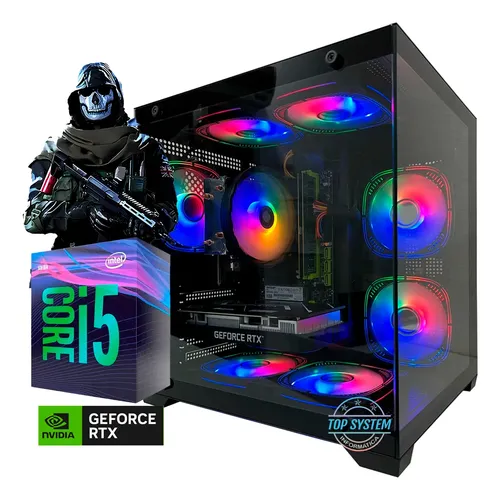 Pc Gamer Topsystem, Intel I5 9500, 16gb Ram, 500gb, Rtx 3050