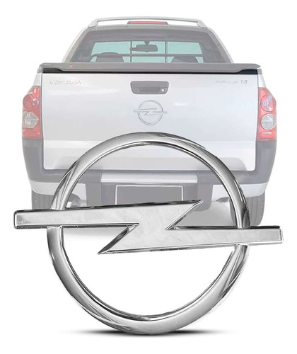 Emblema Opel Cromado Tampa Traseira Meriva Montana 2004/2010