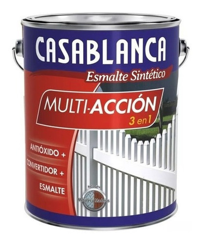 Esmaltee Sintetico Blanco Brillantee Casablanca X 4 Lts