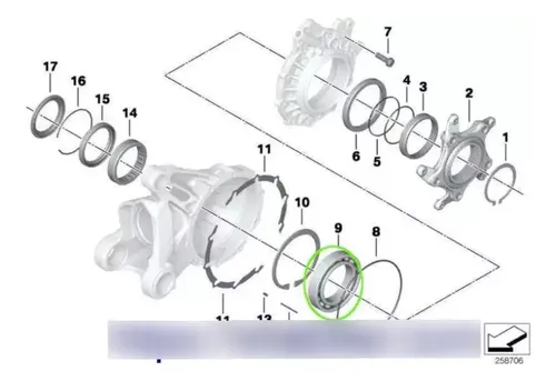 Rolinera Trasera Bmw Gs 1200