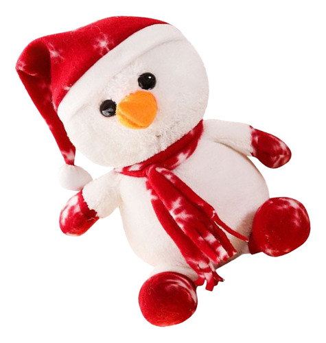 Juguete De Peluche Navideño Con Forma De Muñeco De Nieve De