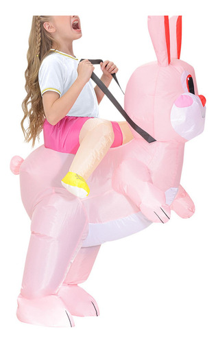 Disfraz Inflable De Conejo De Pascua Lindo Para Adolescente