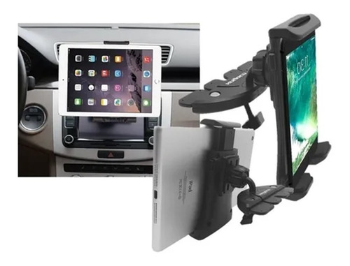Imagen 1 de 5 de Soporte Base Celular Y Tablet Auto Hasta 10.5   Universal