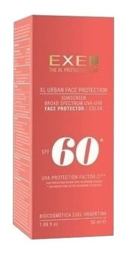 Protector Solar Con Color Exel Facial Factor 60 Fps X 50ml