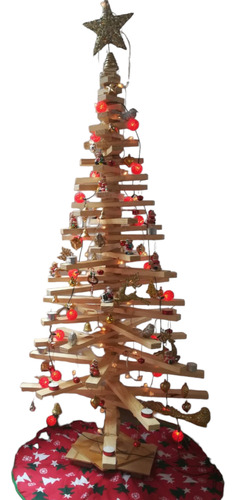 Árboles De Navidad En Madera De Pino