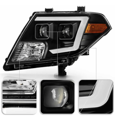 Par Faros Led Nissan Frontier Pro-4x 2009-15 16 2017 18 2019
