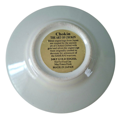 Plato Decorativo De New York. Art Of Chokin 24k Gold (Usado)
