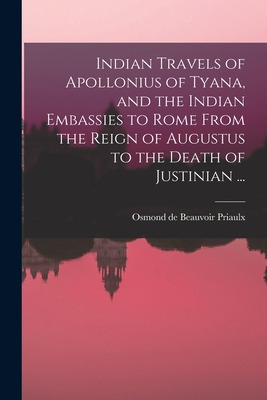 Libro Indian Travels Of Apollonius Of Tyana, And The Indi...