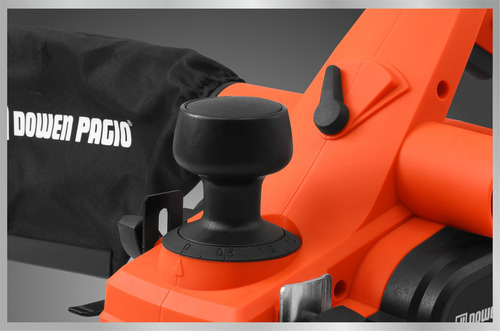 Imagen 3 de 9 de Cepillo eléctrico de mano Dowen Pagio Cepilladora manual 9993429 82mm 220V naranja