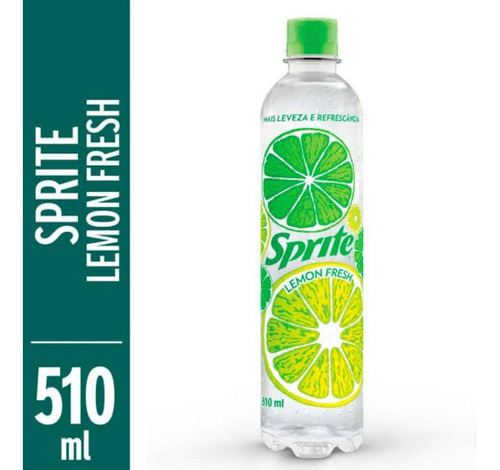 Sprite Lemon Fresh Pet 510ml - 06 Unidades - Sem Açucar