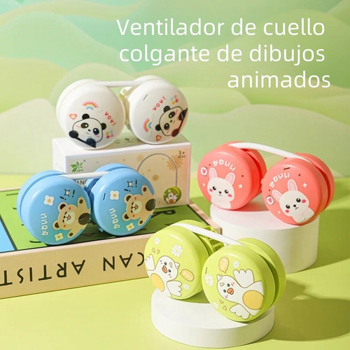 Ventilador Portátil De Cuello Sin Aspas Recargar Y Ajustable