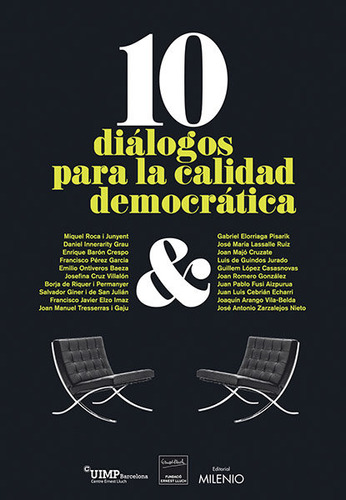 10 Diãâ¡logos Para La Calidad Democrãâ¡tica, De Varios Autores. Editorial Milenio Publicaciones S.l., Tapa Blanda En Español