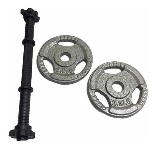 Set 4 Discos Estándar Para Mancuerna / Barra Ajustable 2.5lb