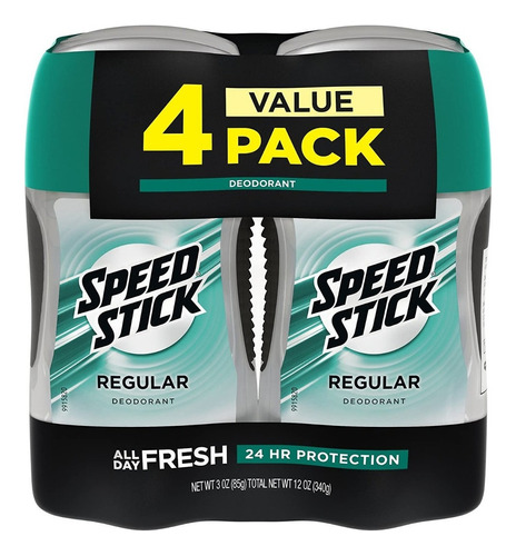 Antitranspirante bastão Speed Stick Desodorante regular pacote de 4 u