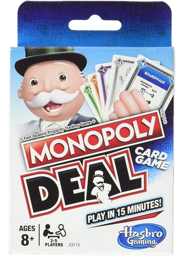 El Juego De Cartas Monopoly Tiene 110 Cartas