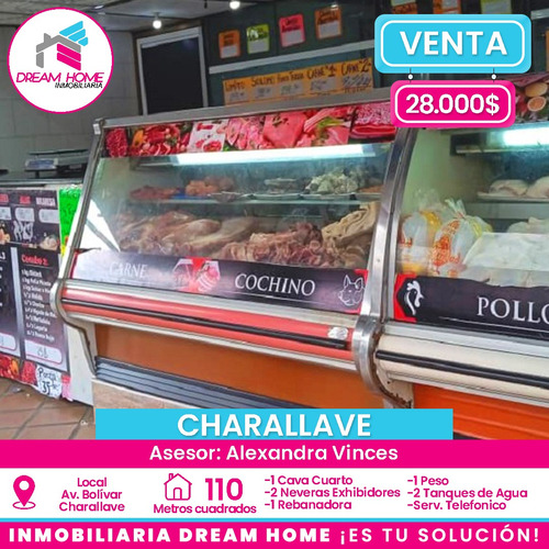 Fondo De Comercio En Venta Calle Zamora, Av. Bolivar  Charallave