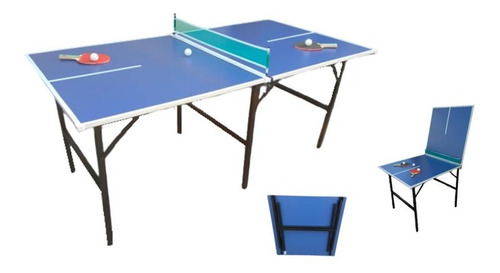 Mesa Ping Pong Familiar Patas Plegables + Set P R O M O -25%