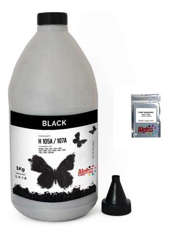 Kilo De Toner Alpha Especifico En 105a 107a + 1 Chip 105a 