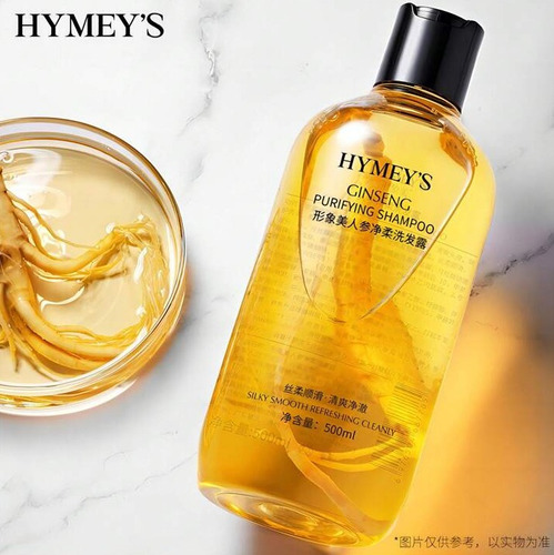 Shampoo Con Raiz De Ginseng Para Cabello Seco Dañado 500ml