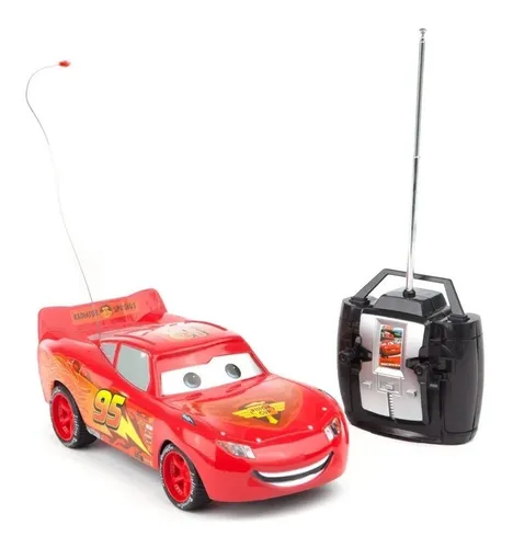 Leer A bordo fricción Auto de carrera a control remoto Ditoys 1082 Cars Rayo McQueen