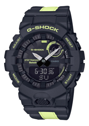 Reloj Hombre G-shock Gba-800lu-1a1dr /relojeria Violeta Correa Negro Bisel Negro Fondo Negro