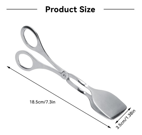 Juego De 2 Pinzas Para Cocinar, Acero Inoxidable Para Pinzas