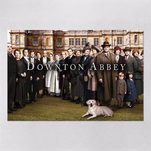 Poster 60x90cm Seriados Series Downtown Abbey 2