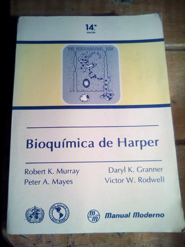 Bioquímica De Harper, Manual Moderno 14 Edición