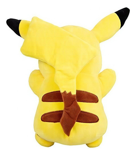 Peluche Pokemon, Pikachu Grande De Felpa De 30 Cm Color Amarillo