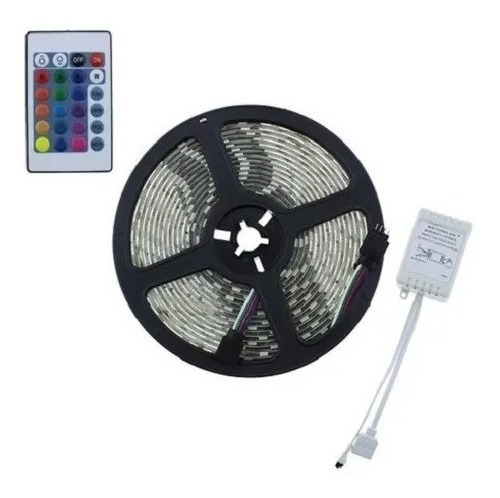 Cinta Led 5050 Rgb Multicolor Kit Rollo De 5 Mts 60 Led