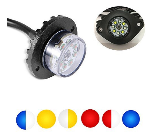 Hideaway Headlight Surface Mount Strobe Light 8 Led De Aler1