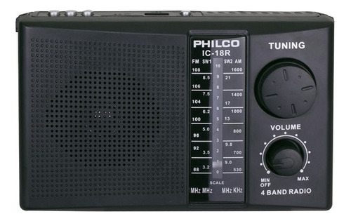 Radio Portatil Philco Ic-18r Multibandas Usb