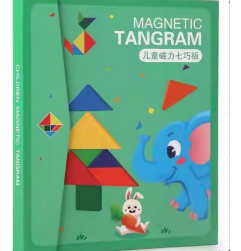 Tangram Puzzle Rompecabezas Magnético Juego De Rompecabezas