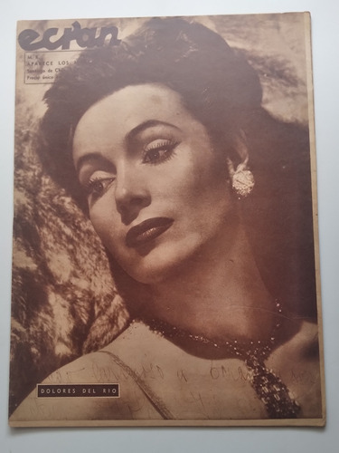 Revista Ecran N° ¿859? Dolores Del Río. J