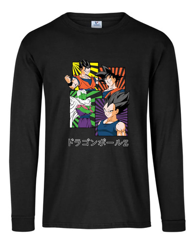 Playera M Larga Gerreros Z Dragon Ball-22