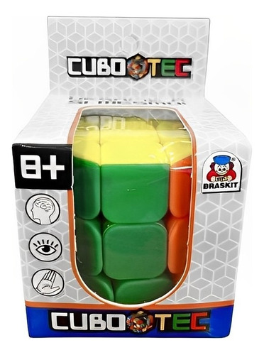 Cubo Mágico 3x3 Octogonal Cubotec Profissional 3001 Braskit