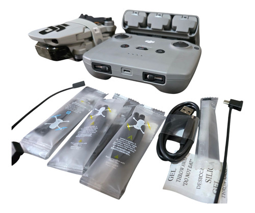 Dji Mini 2 Se Gris, 3 Baterías, 2.7k, Wi-fi 2.4 Ghz Gris