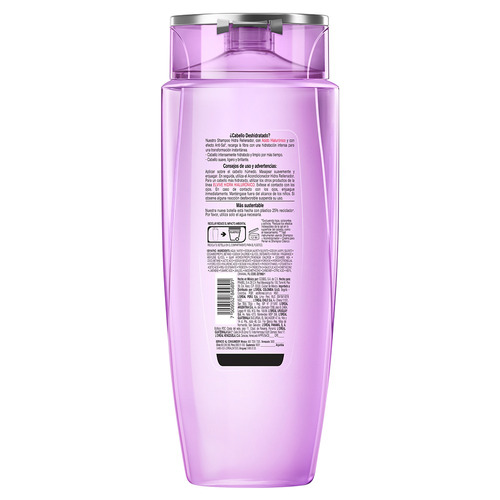 Imagen 3 de 8 de Shampoo Hidra Hialuronico 680 Ml Elvive