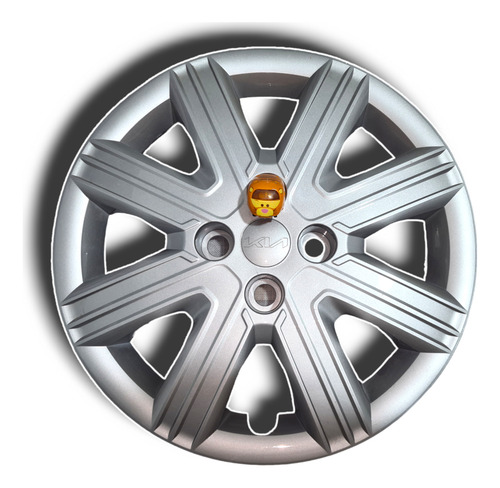 4 Polveras Rin De Acero Para Kia Rio 2022 Pintura Original. (Usado)