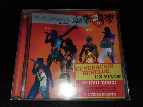 Rbd Tour Generación En Vivo Cd Original Colombia Pop Cambio