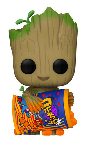 Funko Pop! Groot With Cheese Puffs I Am Groot (flocked)